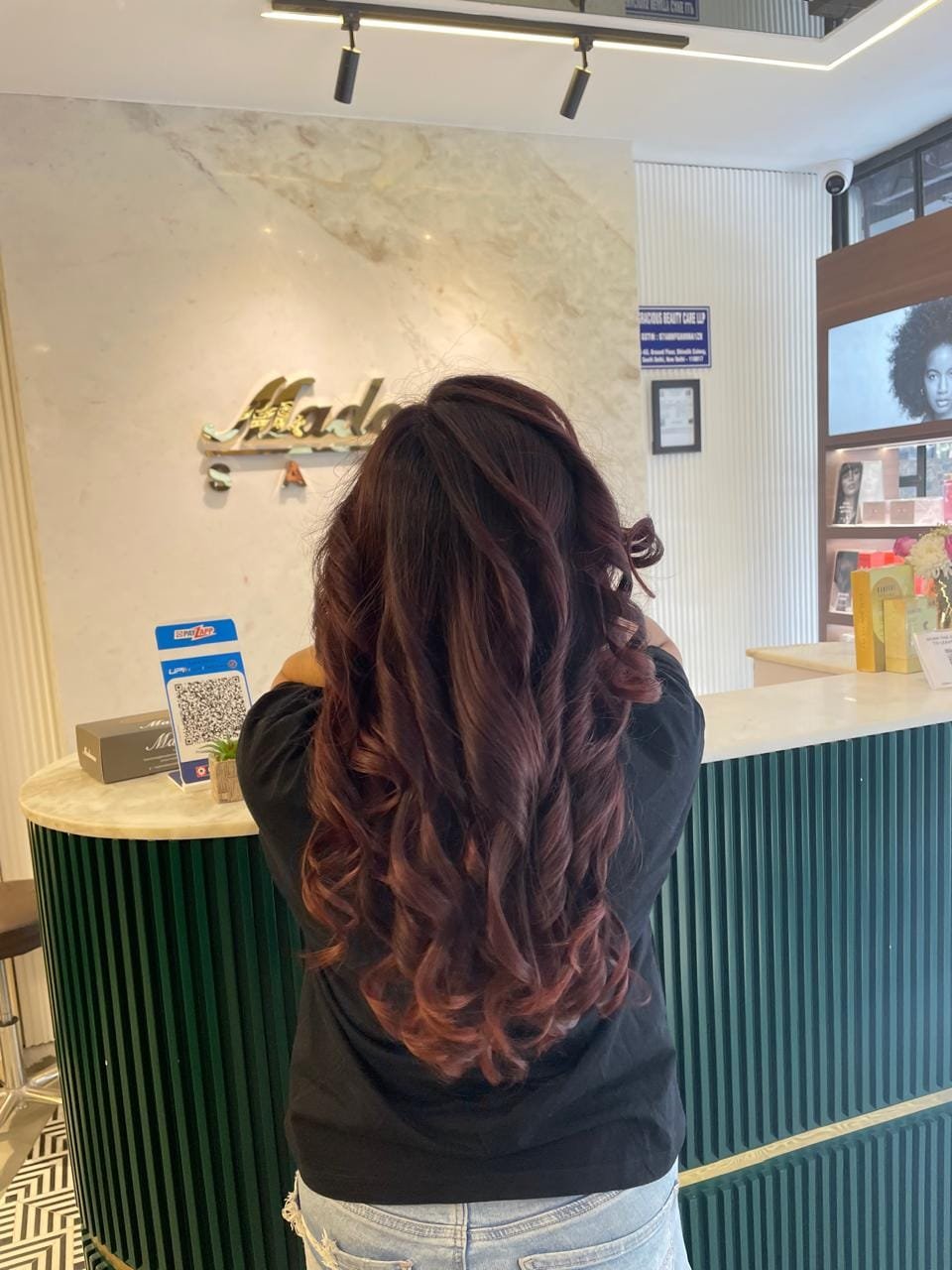 Curls and texture